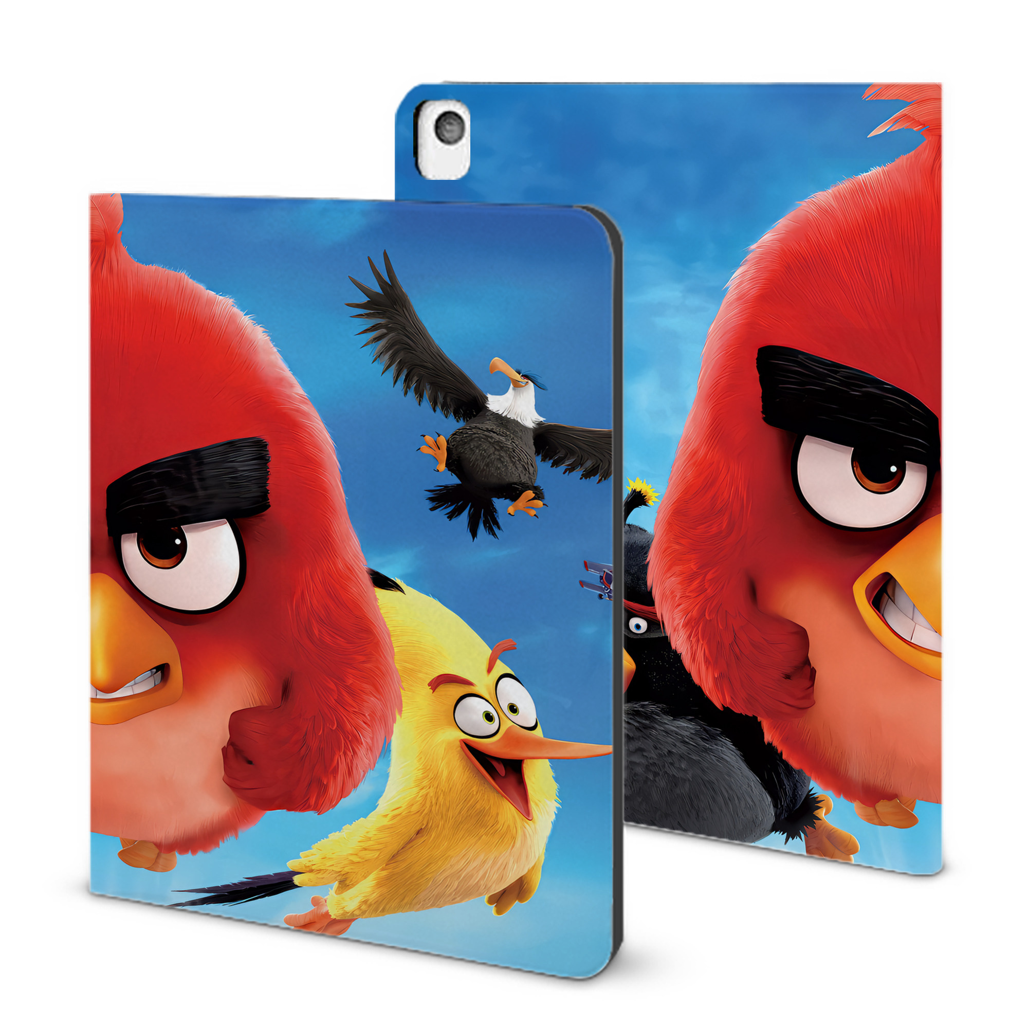 （画像用） Angry Birds アングリーバード IPadケース ペンホルダー付き ブックスタイルデザイン